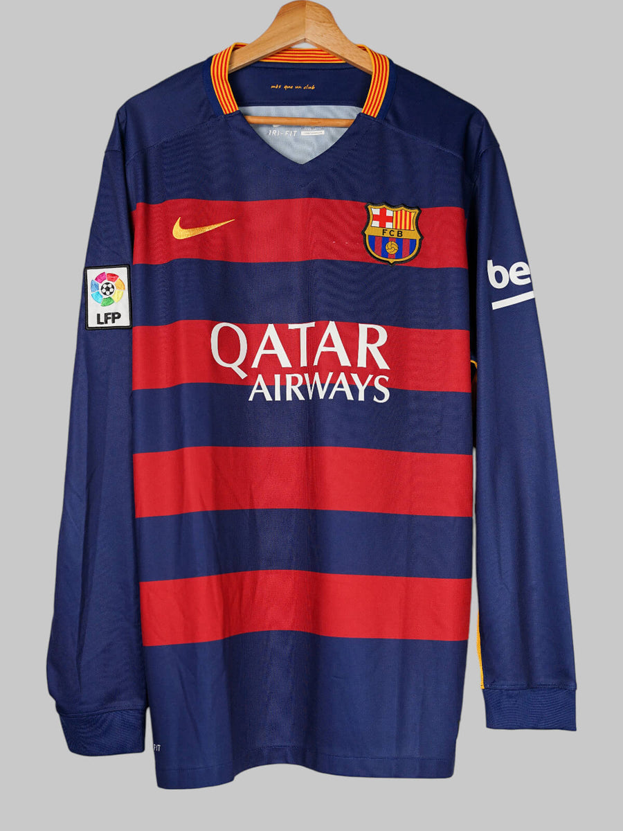 FC Barcelona Home Shirt L/S 2015/16 Neymar Jr 11 (XL)