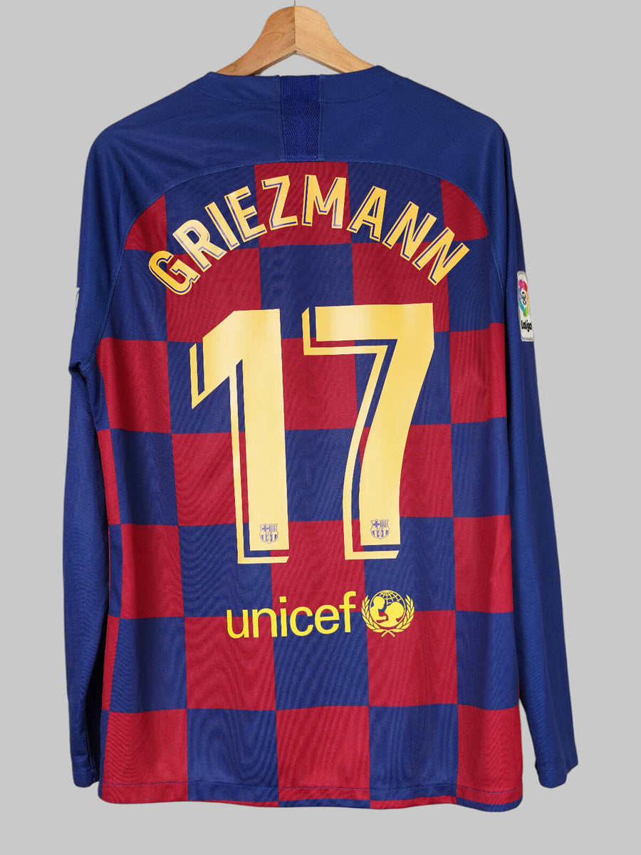 FC Barcelona Home Shirt L/S 2019/20 Griezmann 17 (L)