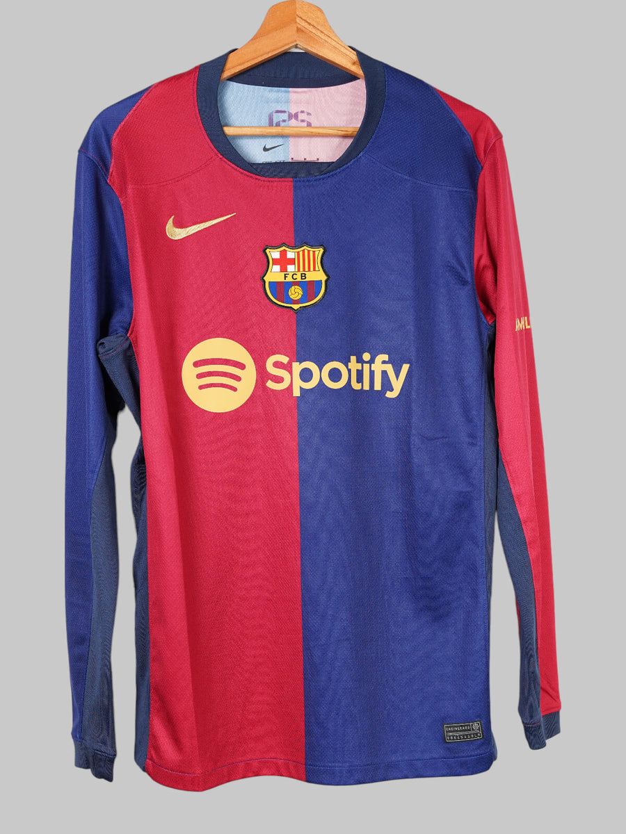 FC Barcelona Home Shirt L/S 2024/25 F. De Jong 21 (M)