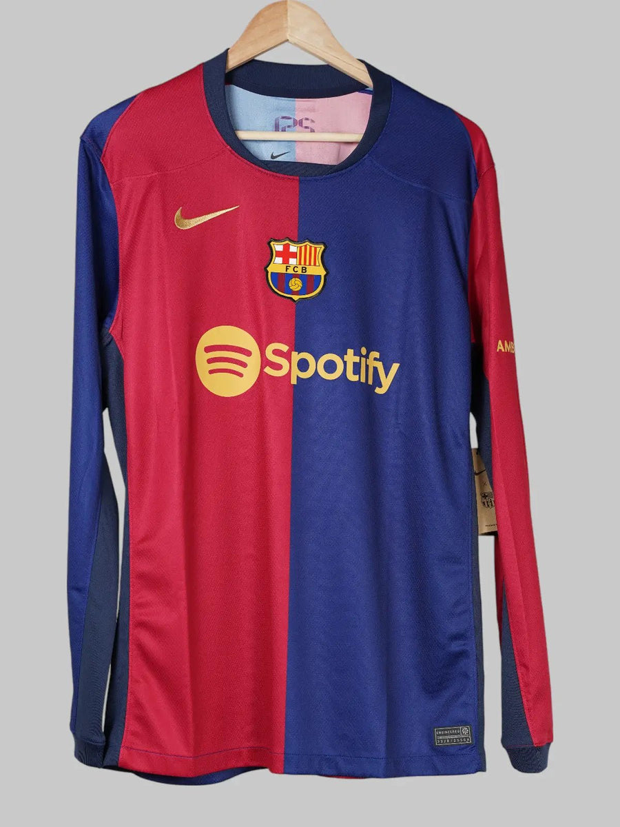 FC Barcelona Home Shirt L/S 2024/25 Lamine Yamal 19 BWNT (L)