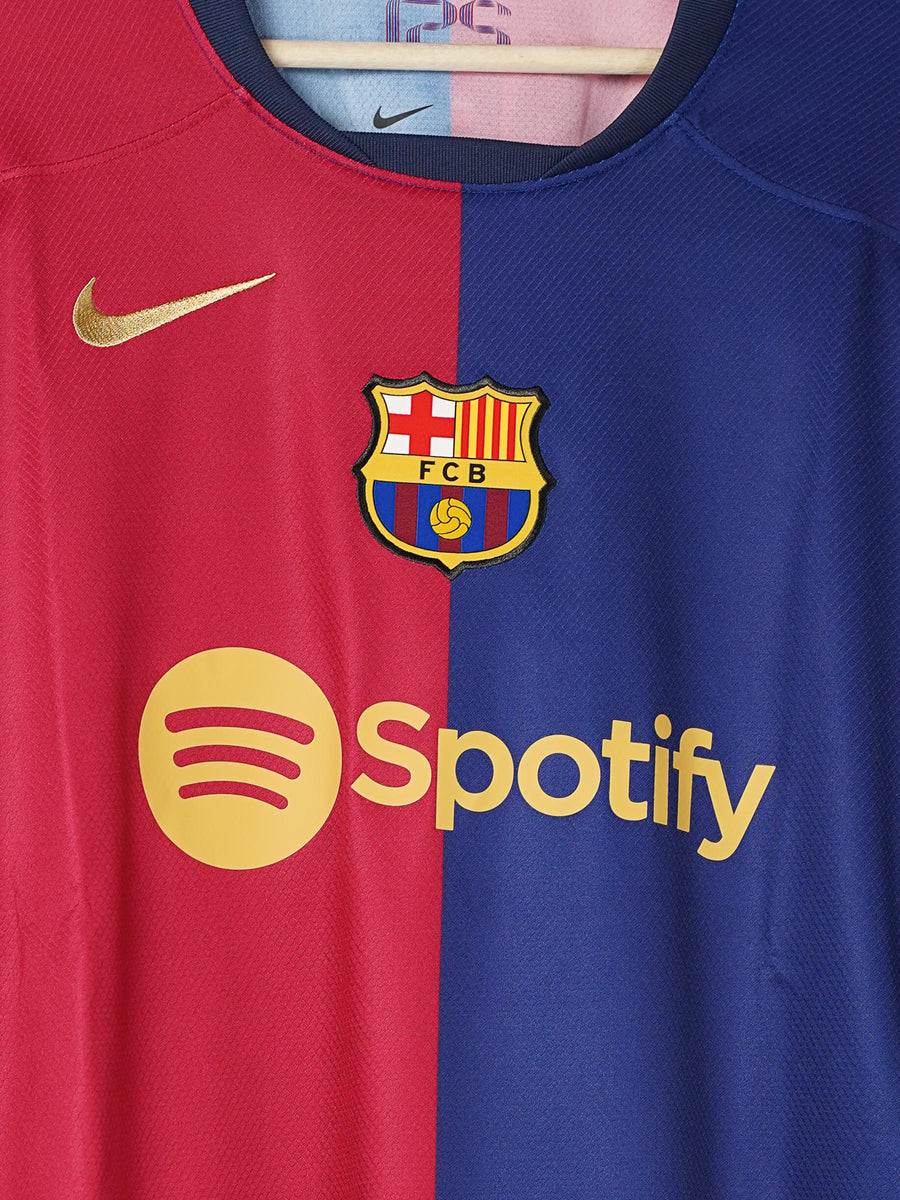 FC Barcelona Home Shirt L/S 2024/25 Lamine Yamal 19 BWNT (L)