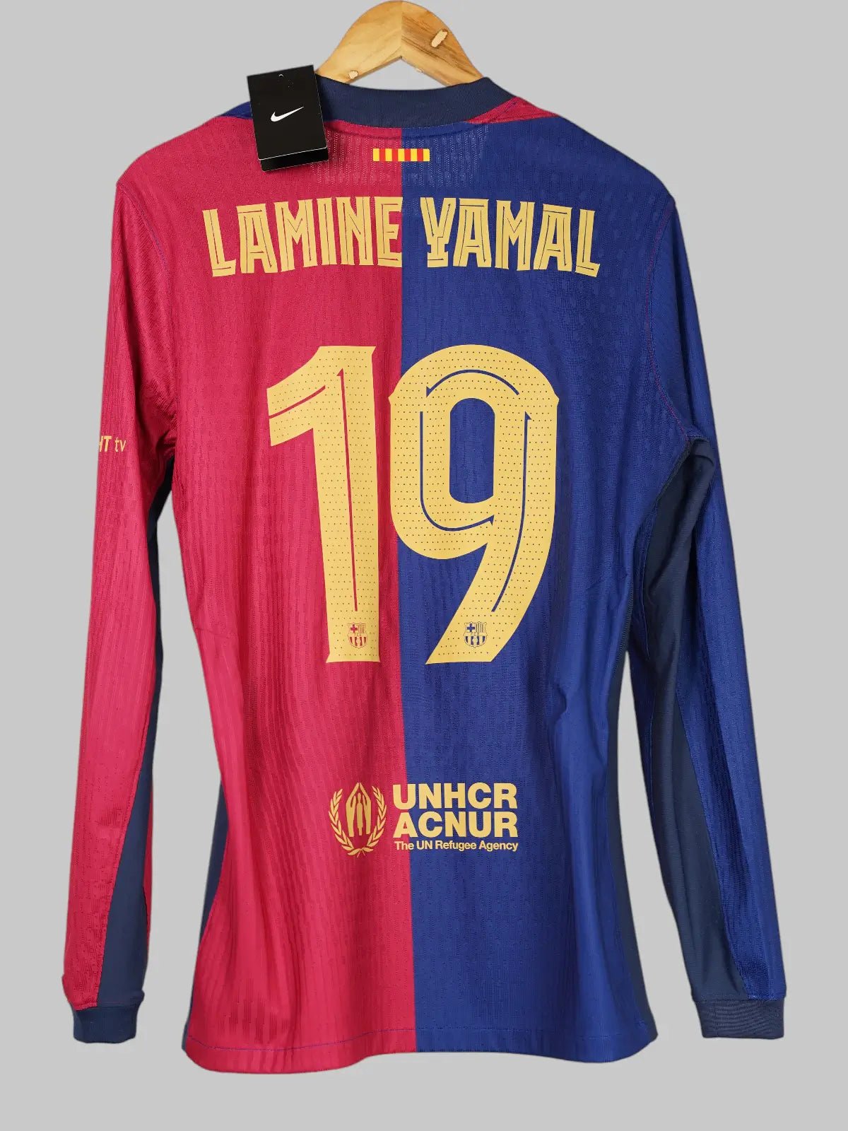 2024/25 FC Barcelona Yamal #19 Home Shirt L/S Player Issue (L
