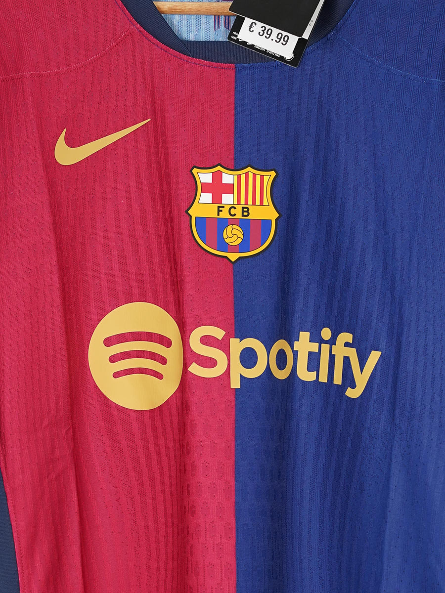 FC Barcelona Home Shirt Player Issue L/S 2024/25 Lamine Yamal 19 (L)