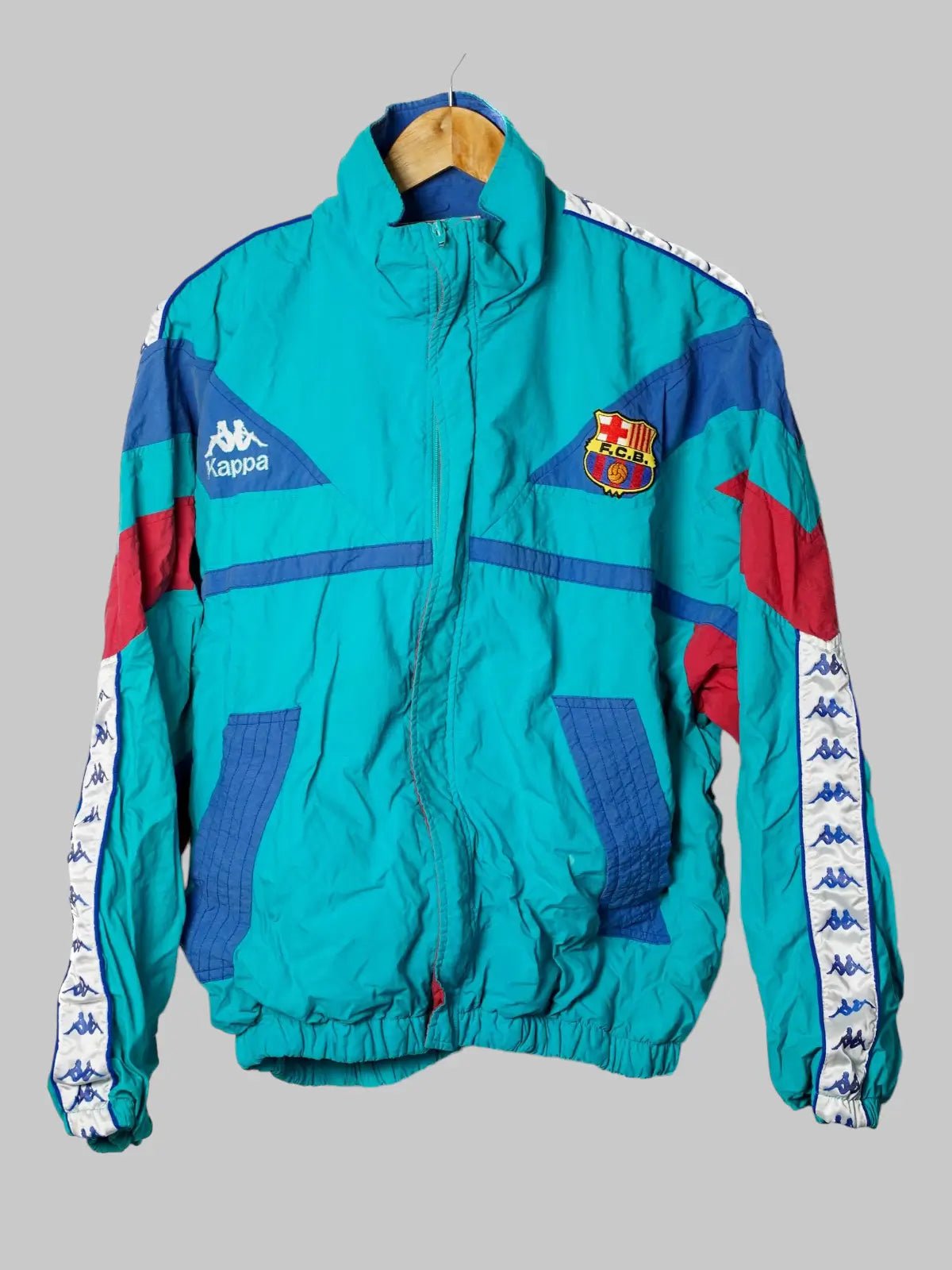 FC Barcelona Jacket Football Shirt 1992/95 – Size Large – First11
