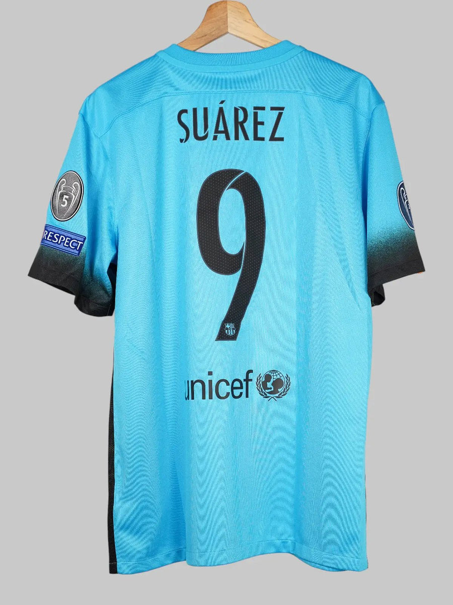 FC Barcelona Third Shirt 2015/16 Suarez 9 (L)