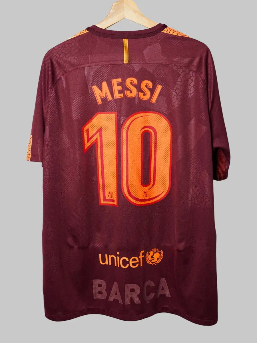 FC Barcelona Third Shirt 2017/18 Messi 10 (XL)