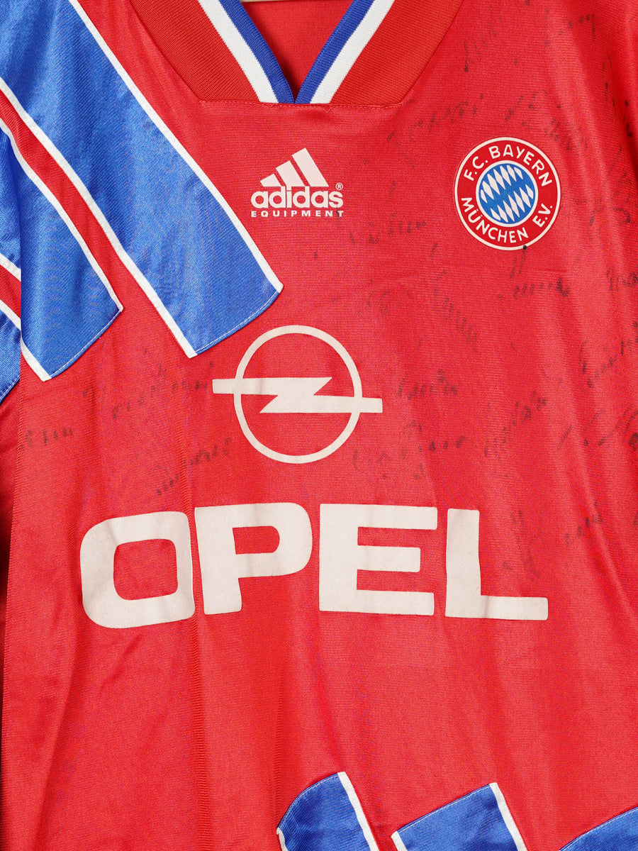 FC Bayern Munich Home Shirt 1992/93 Match Worn & Signed 4 Kreuzer (L)