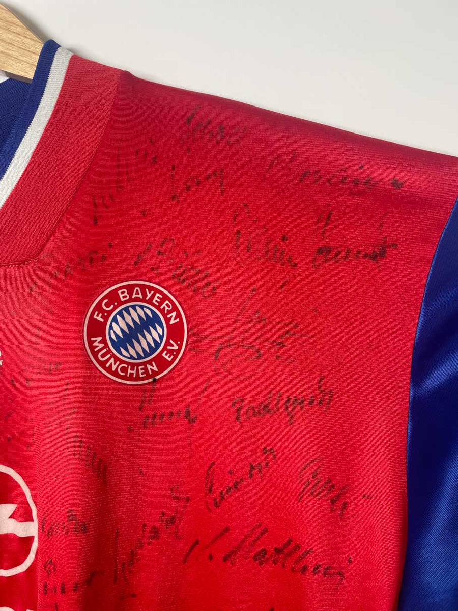 FC Bayern Munich Home Shirt 1992/93 Match Worn & Signed 4 Kreuzer (L)