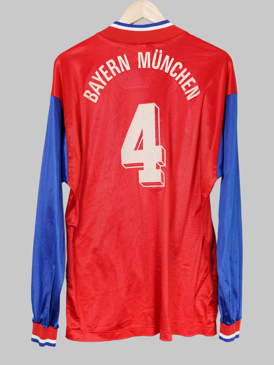 FC Bayern Munich Home Shirt 1992/93 Match Worn & Signed 4 Kreuzer (L)