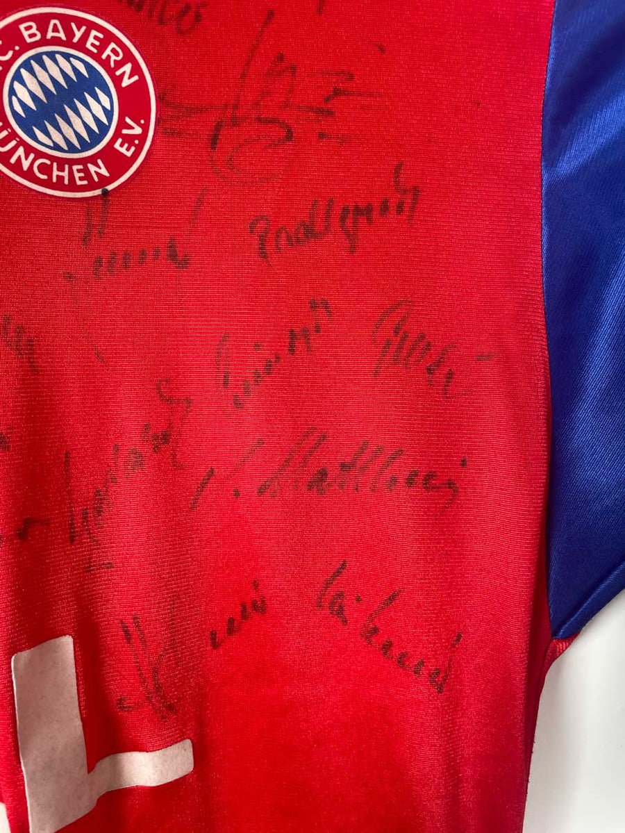 FC Bayern Munich Home Shirt 1992/93 Match Worn & Signed 4 Kreuzer (L)