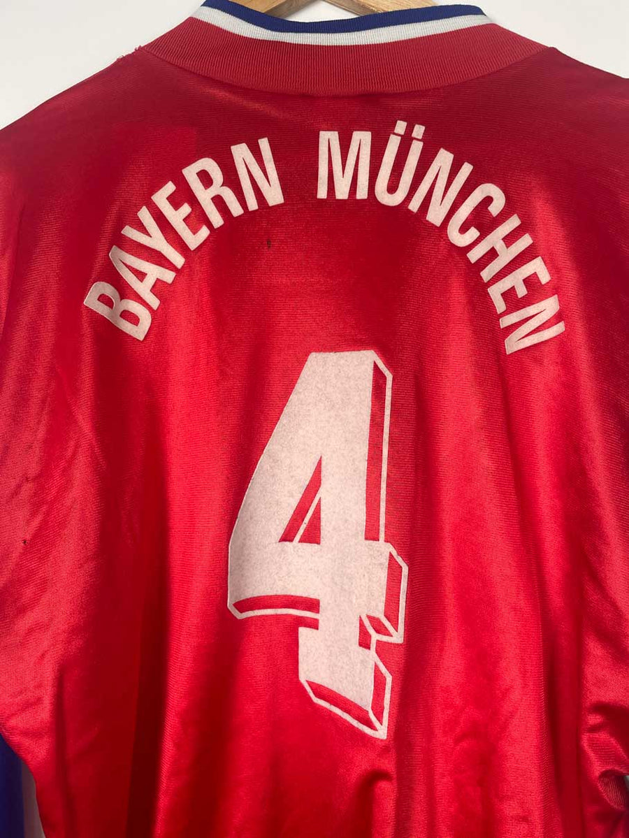 FC Bayern Munich Home Shirt 1992/93 Match Worn & Signed 4 Kreuzer (L)