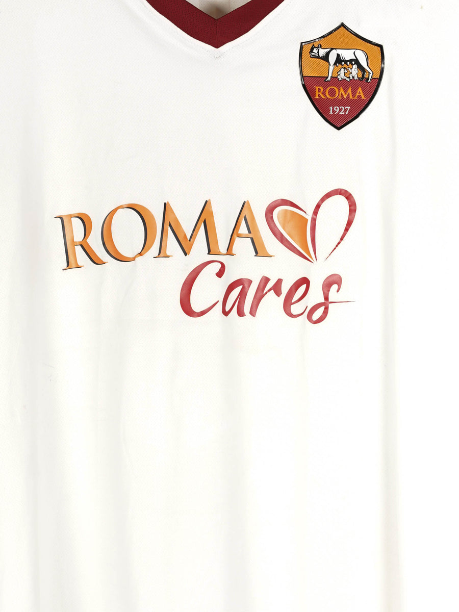 2013/14 AS Roma Borriello #88 Away Shirt Player Issue & Signed (XL)
