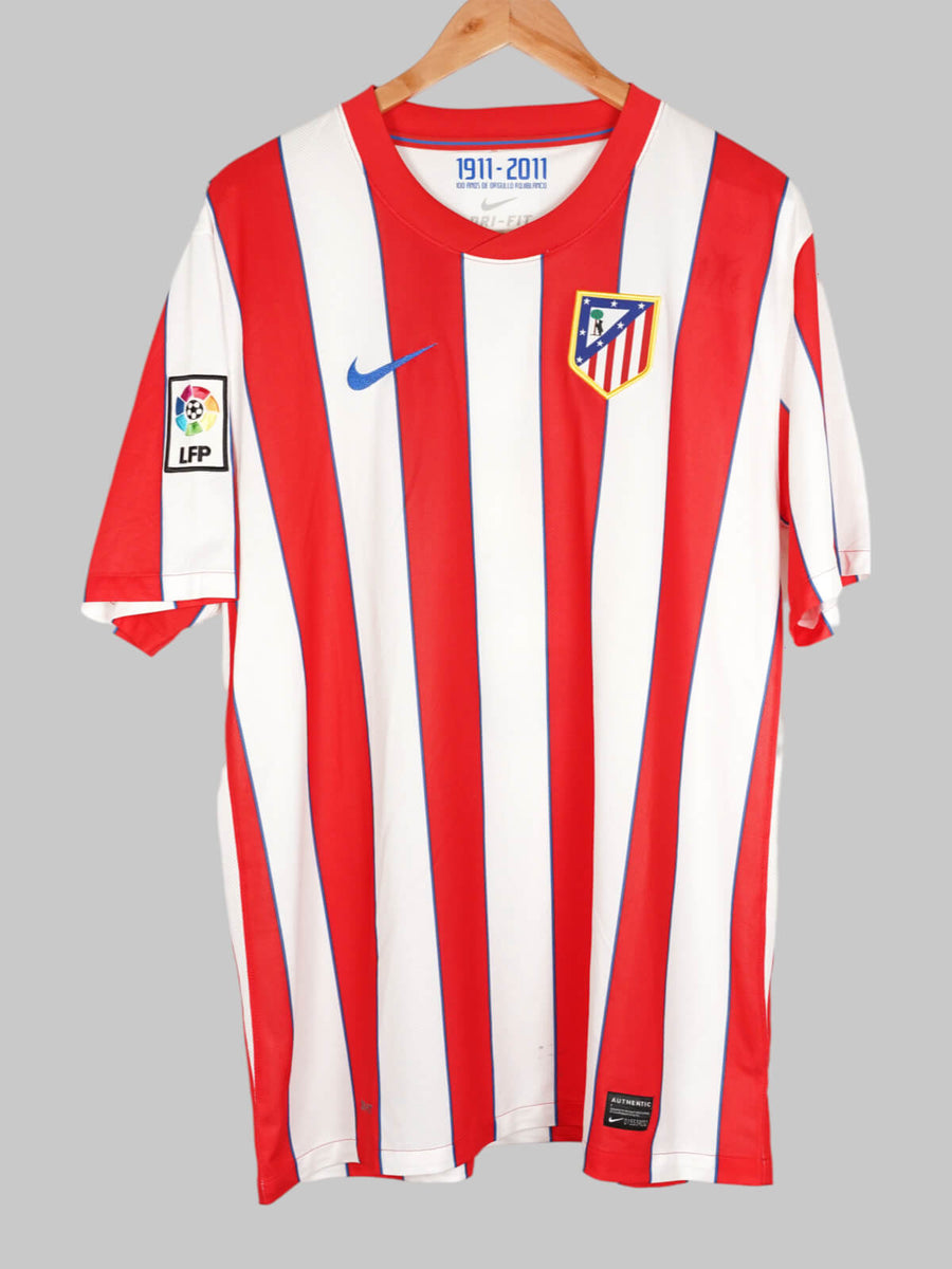 2011/12 Atletico Madrid Falcao #9 Home Shirt (XL)
