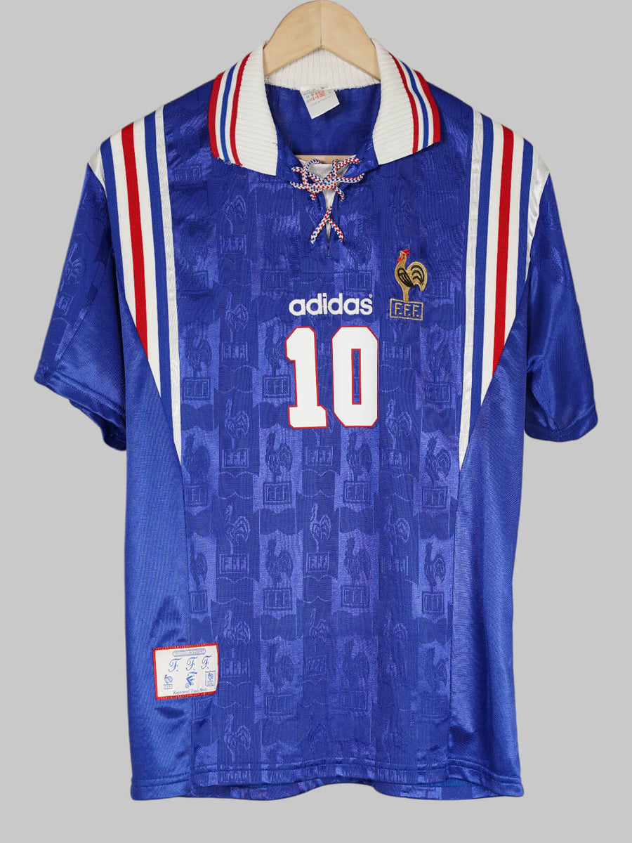 France Home Shirt 1996/97 Zidane 10 (M)