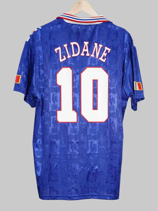 France Home Shirt 1996/97 Zidane #10 (XL)