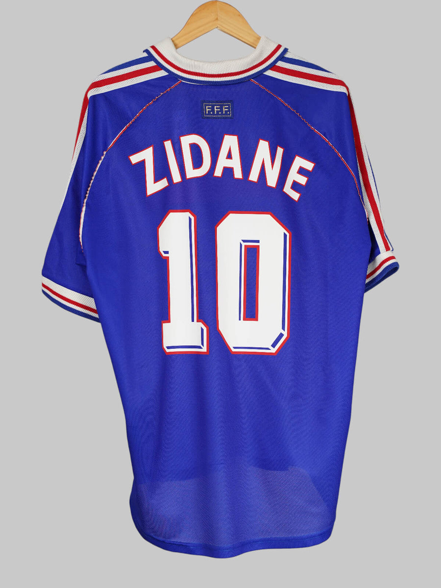 France Home Shirt 1998/99 Zidane 10 (XL)