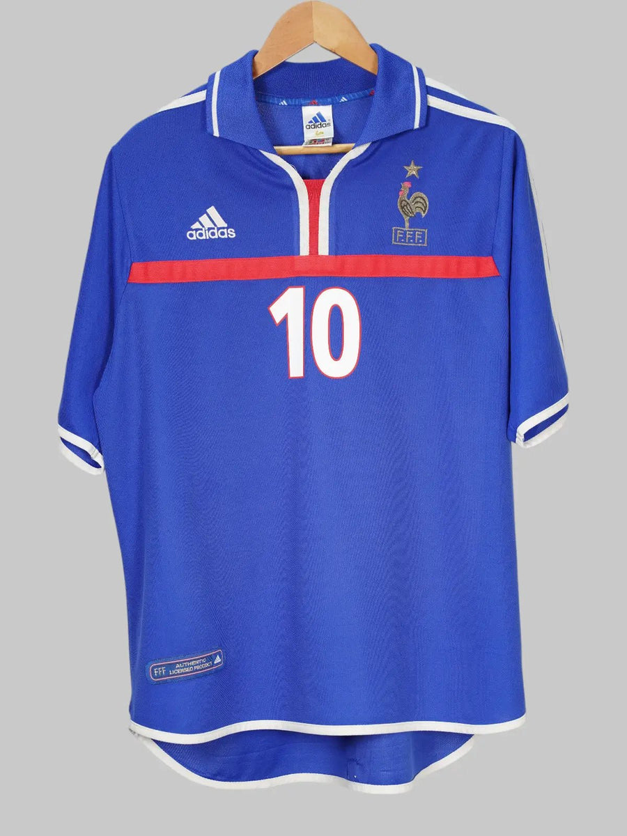 France Home Shirt 2000/1 Zidane 10 (L)