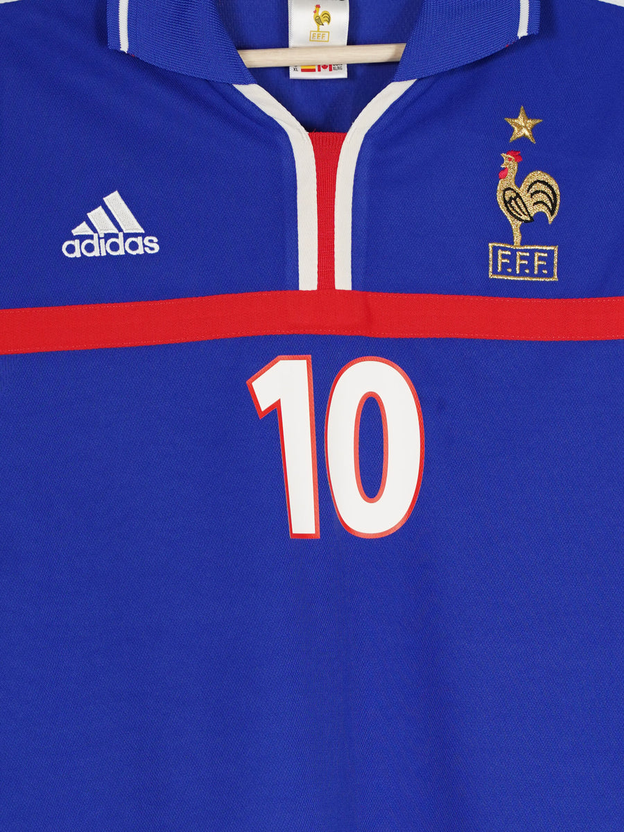 France Home Shirt 2000/2 Zidane 10 (XL)