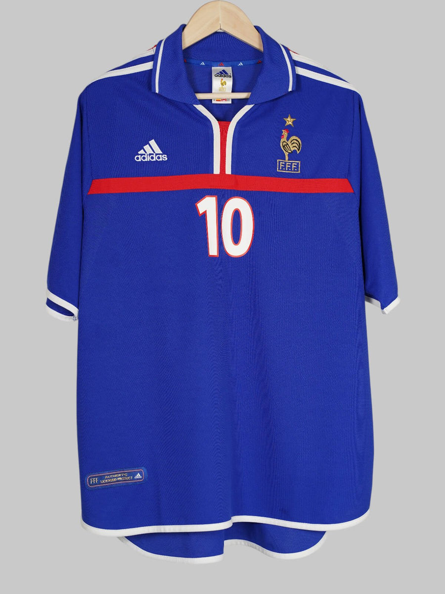 France Home Shirt 2000/2 Zidane 10 (XL)