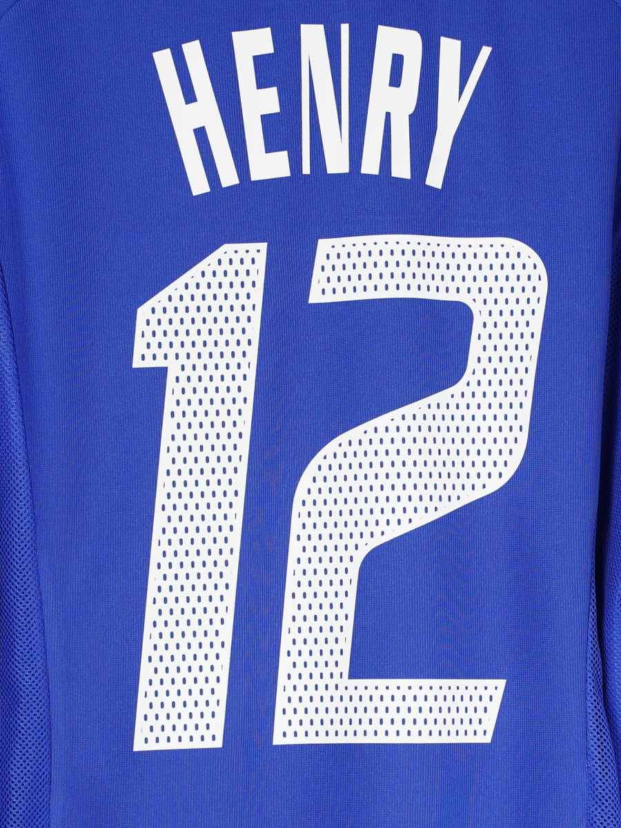 France Home Shirt 2002/3 Henry 12 (L)