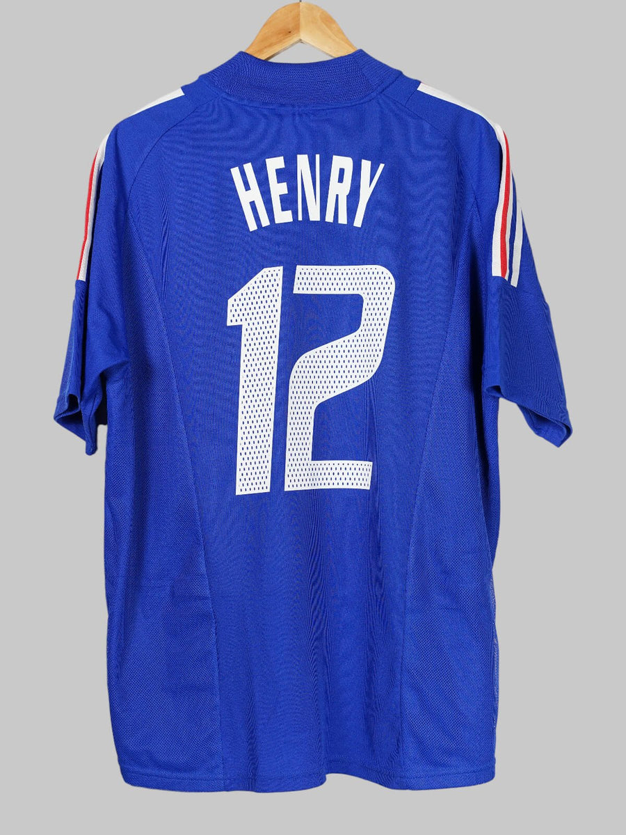 France Home Shirt 2002/4 Henry #12 (XL)