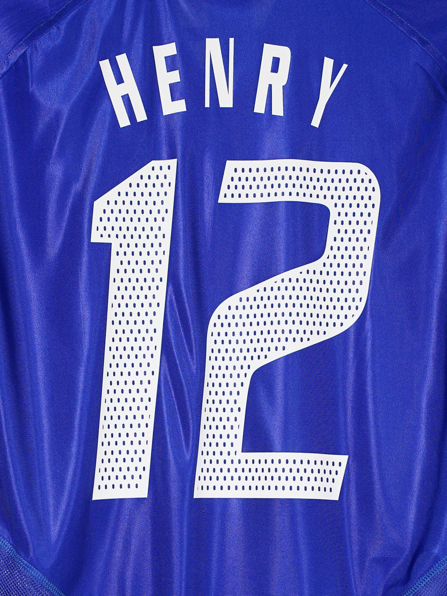 France Home Shirt 2004/5 Henry 12 (L)