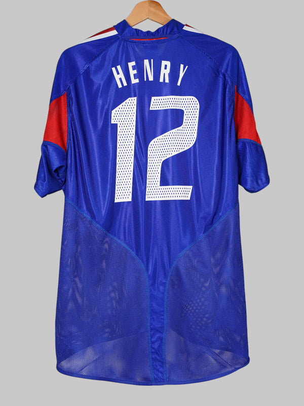 France Home Shirt 2004/5 Henry 12 (L)