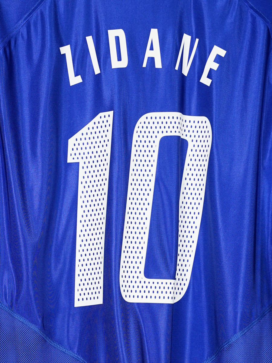 France Home Shirt 2004/5 Zidane 10 (XL)