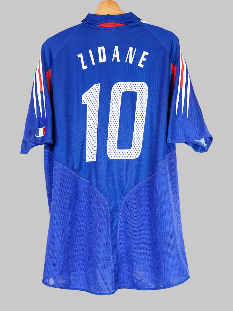 France Home Shirt 2004/5 Zidane 10 (XL)