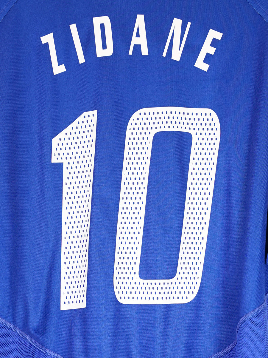 France Home Shirt 2004/5 Zidane 10 (XL)