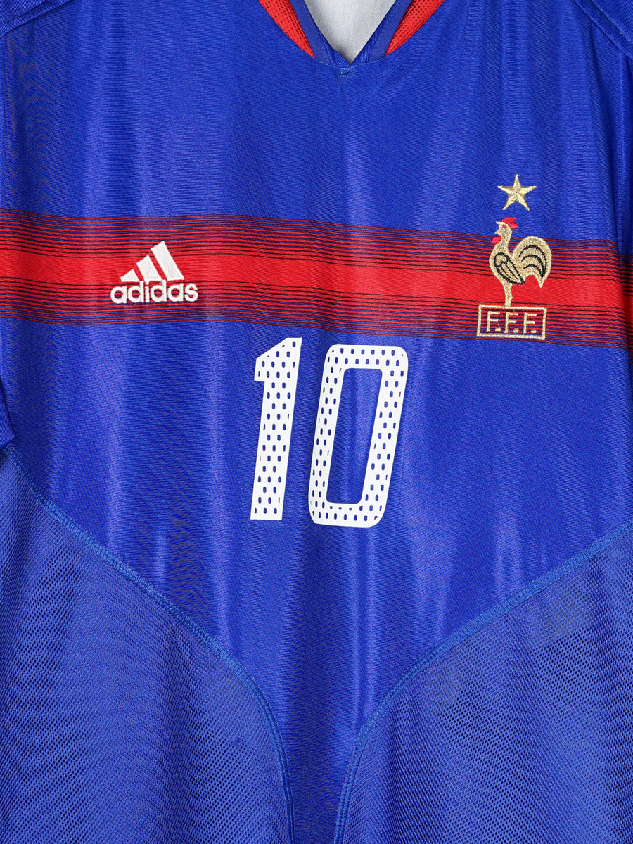 France Home Shirt 2004/5 Zidane 10 (XL)