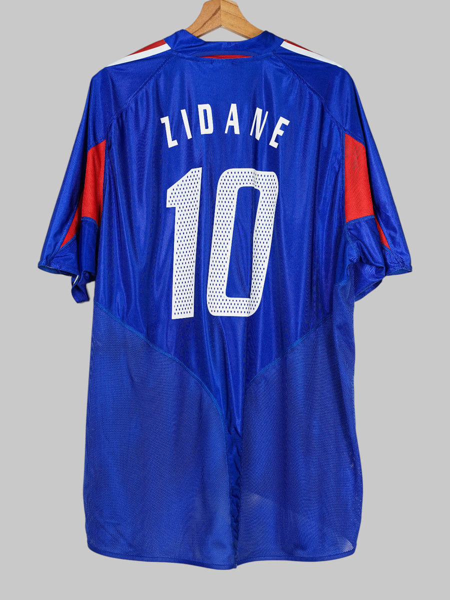 France Home Shirt 2004/5 Zidane 10 (XL)