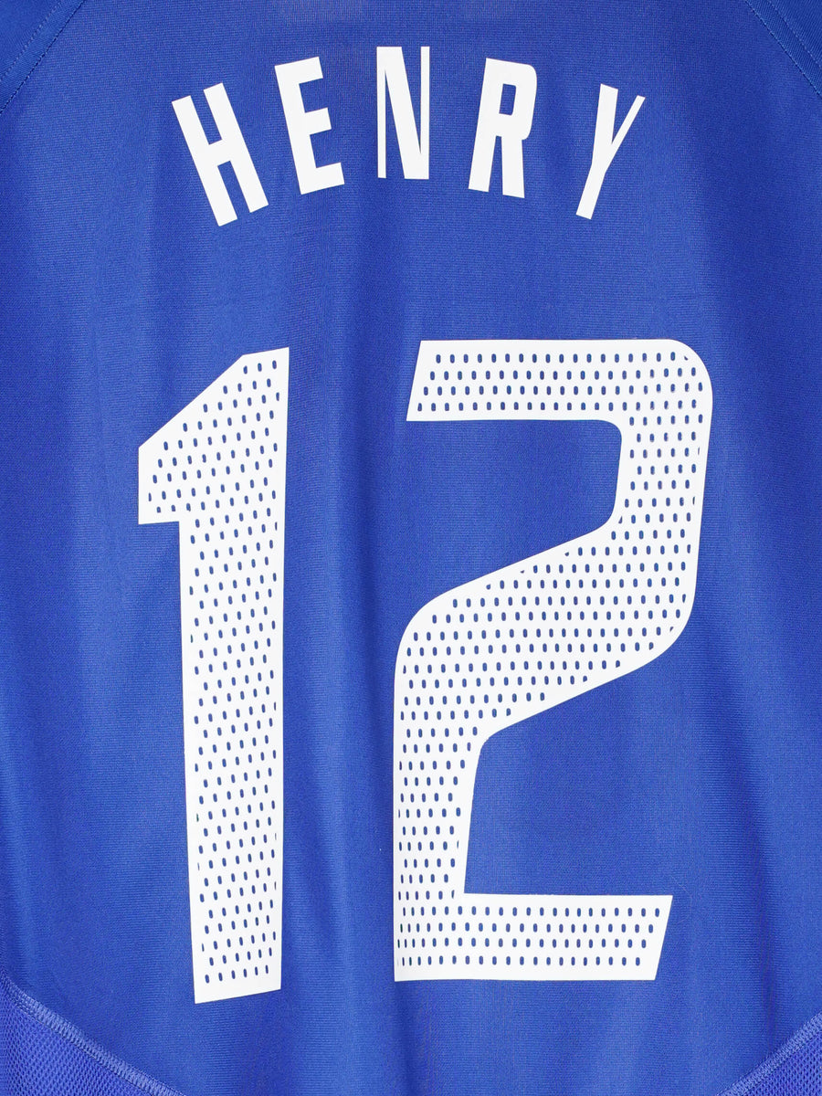France Home Shirt 2004/6 Henry 12 (L)