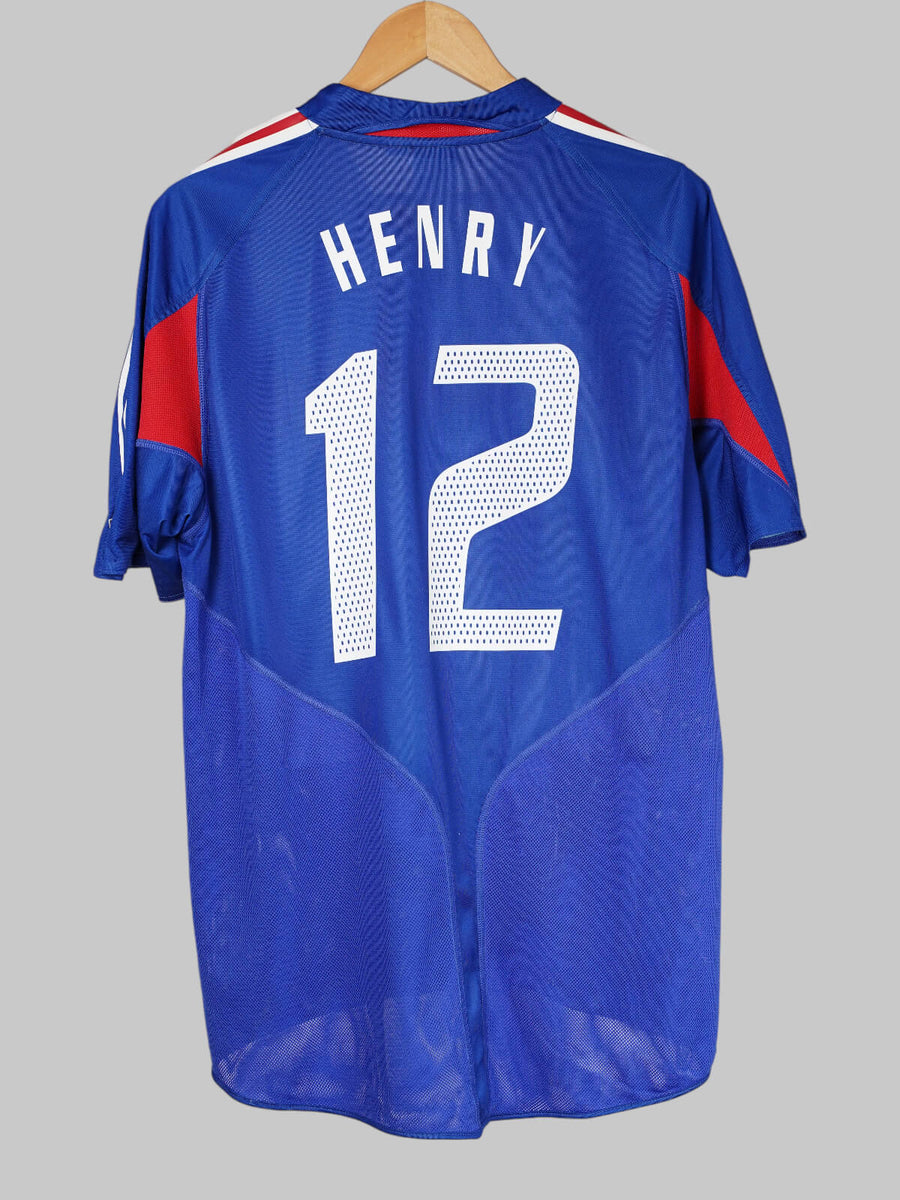 France Home Shirt 2004/6 Henry 12 (L)