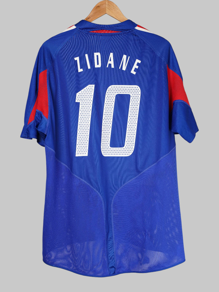 France Home Shirt 2004/6 Zidane 10 (XL)