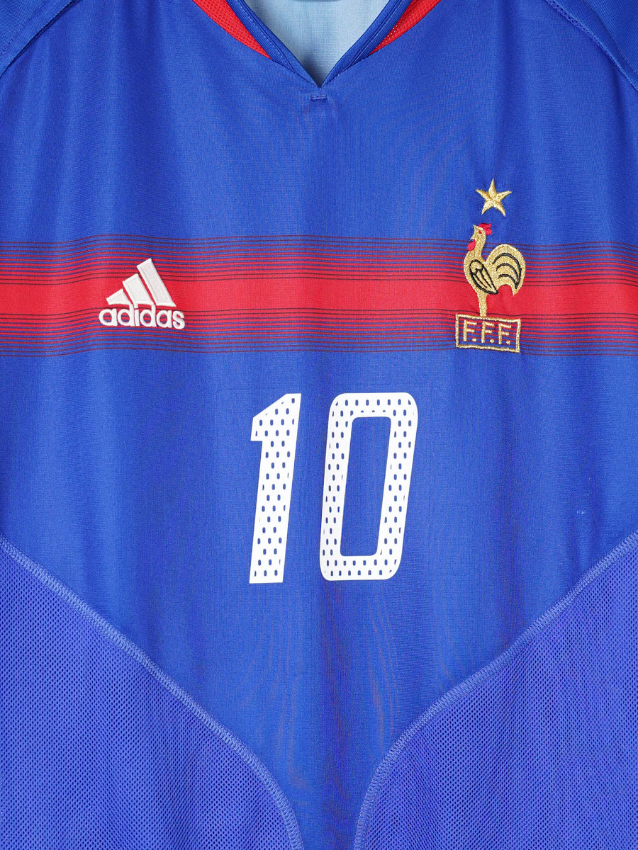 France Home Shirt 2004/6 Zidane 10 (XL)