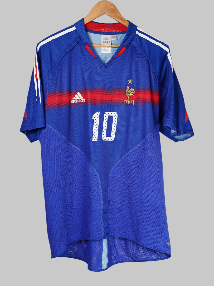 France Home Shirt 2004/6 Zidane 10 (XL)