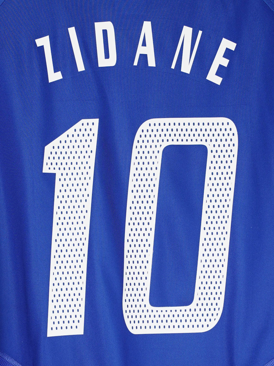 France Home Shirt 2004/6 Zidane 10 (XL)