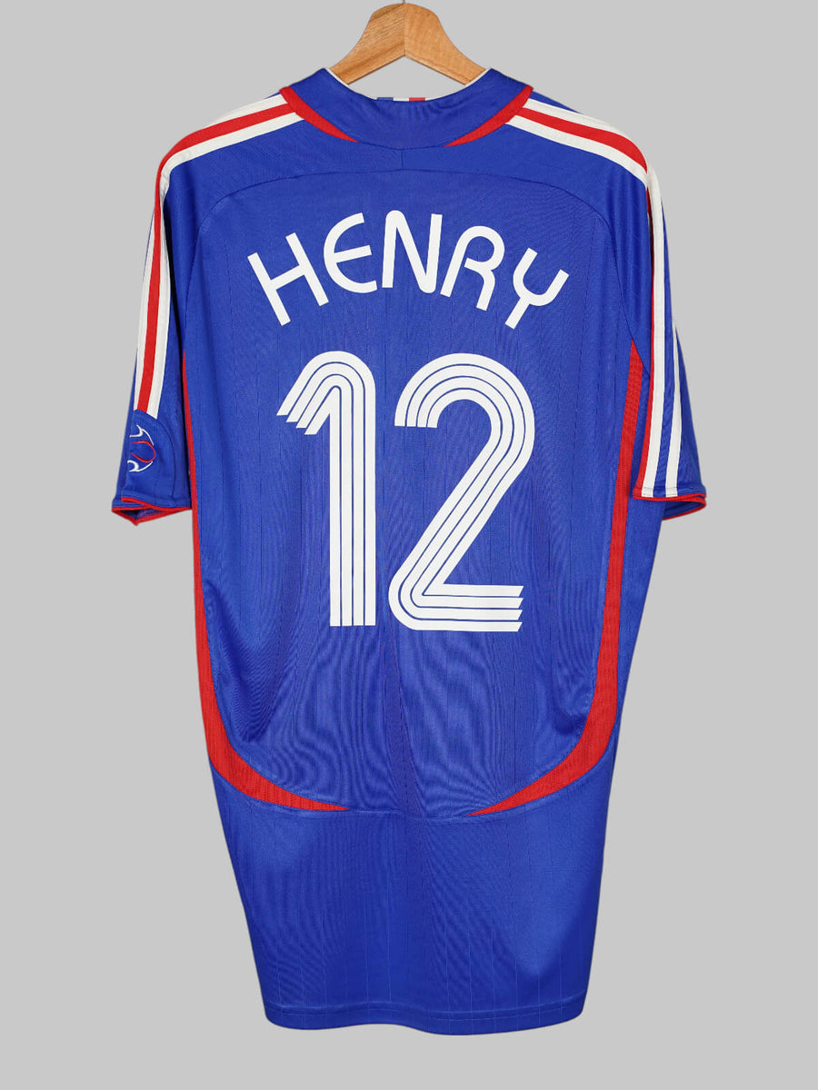 France Home Shirt 2006/7 Henry 12 (L)