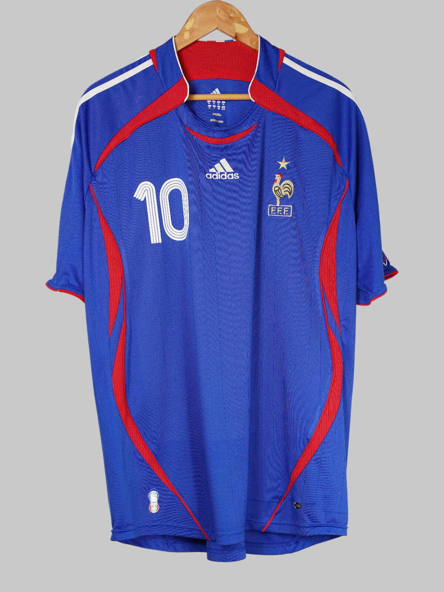 France Home Shirt 2006/7 Zidane 10 (XL)