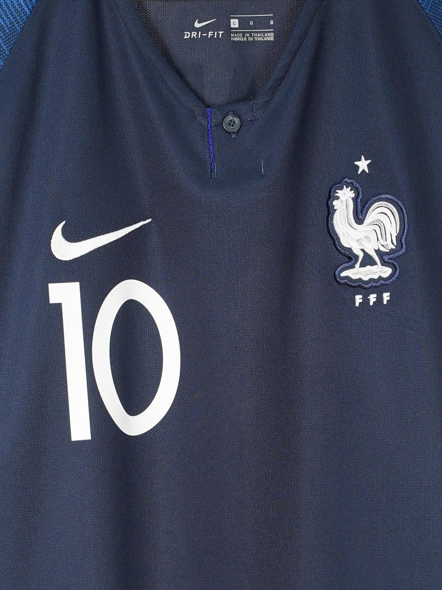 France Home Shirt 2018/19 Mbappe 10 (L)