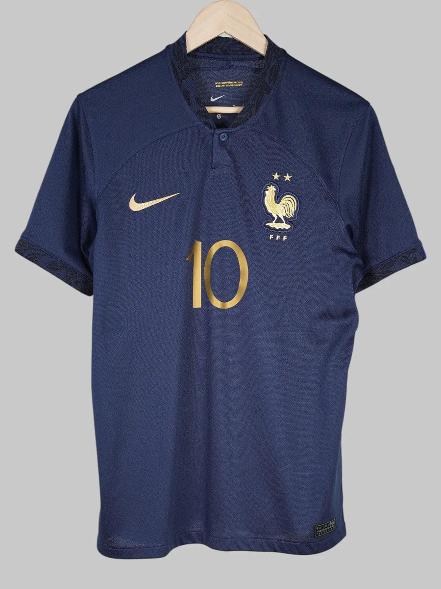 France Home Shirt 2022/23 Mbappe 10 (M)