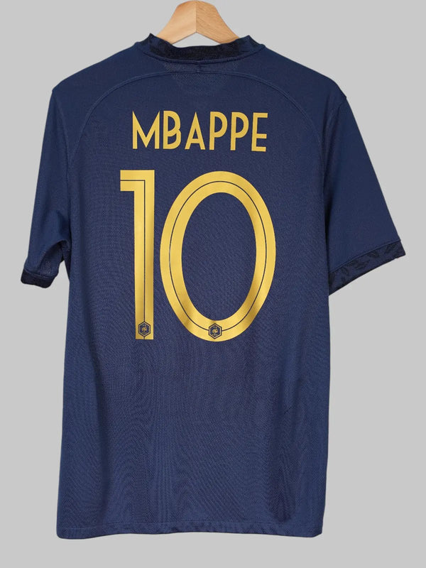 France Home Shirt 2022/23 Mbappe #10 (M)
