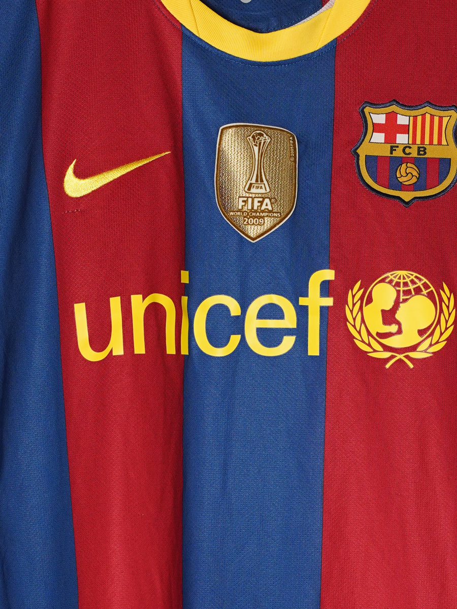 2010/11 Barcelona Puyol #5 Home Shirt (M)