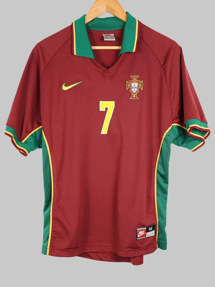 1997/98 Portugal Figo #7 Home Shirt (M)