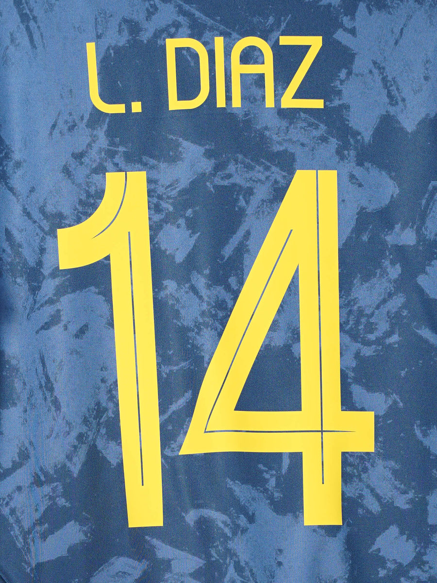 2020/21 Colombia L. Diaz #14 Away Shirt (L)