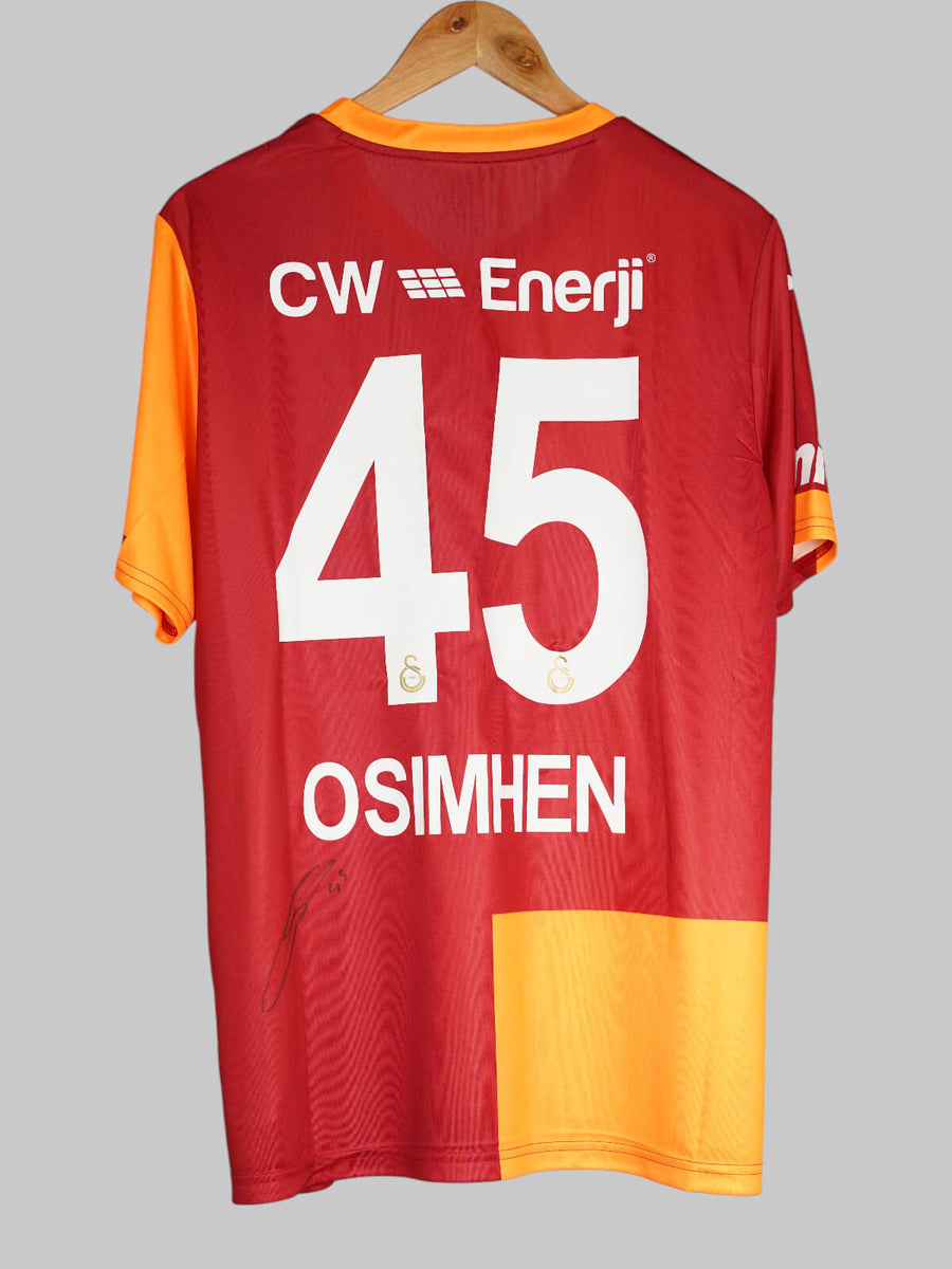 Galatasaray Home Shirt 2025/26 Signed Osimhen 45 (L)