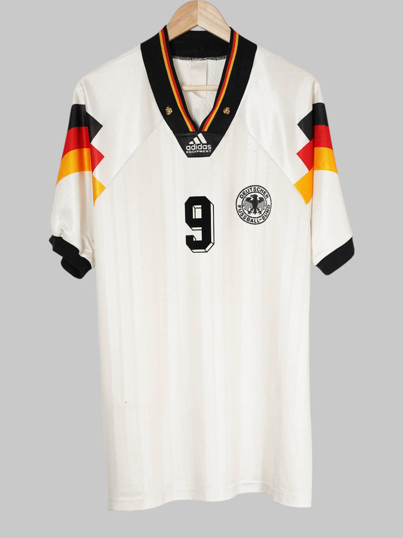 Germany Home Shirt 1992/94 Völler 9 (XL)