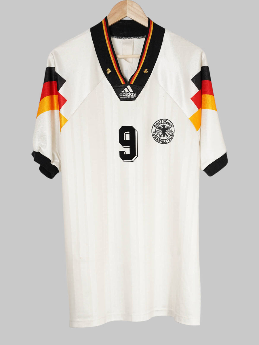 Germany Home Shirt 1992/94 Völler 9 (XL)