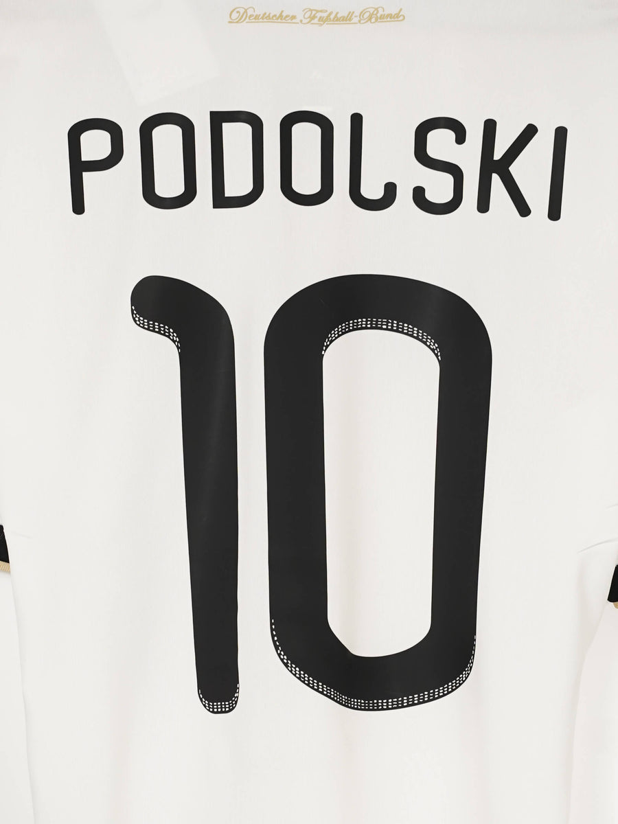 Germany Home Shirt 2010/11 Podolski 10 (M)